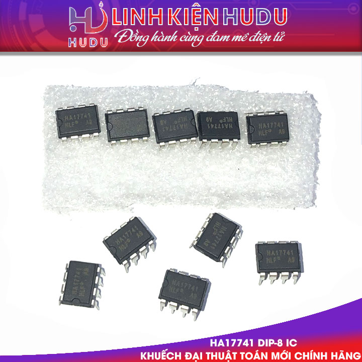 IC KHUẾCH ĐẠI THUẬT TOÁN HA17741 17741 MỚI DIP-8 CHÍNH HÃNG